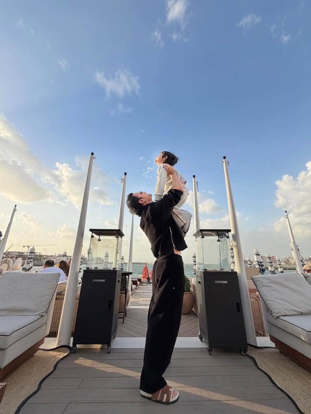 Atif Aslam Family Pictures from Dubai Vacation