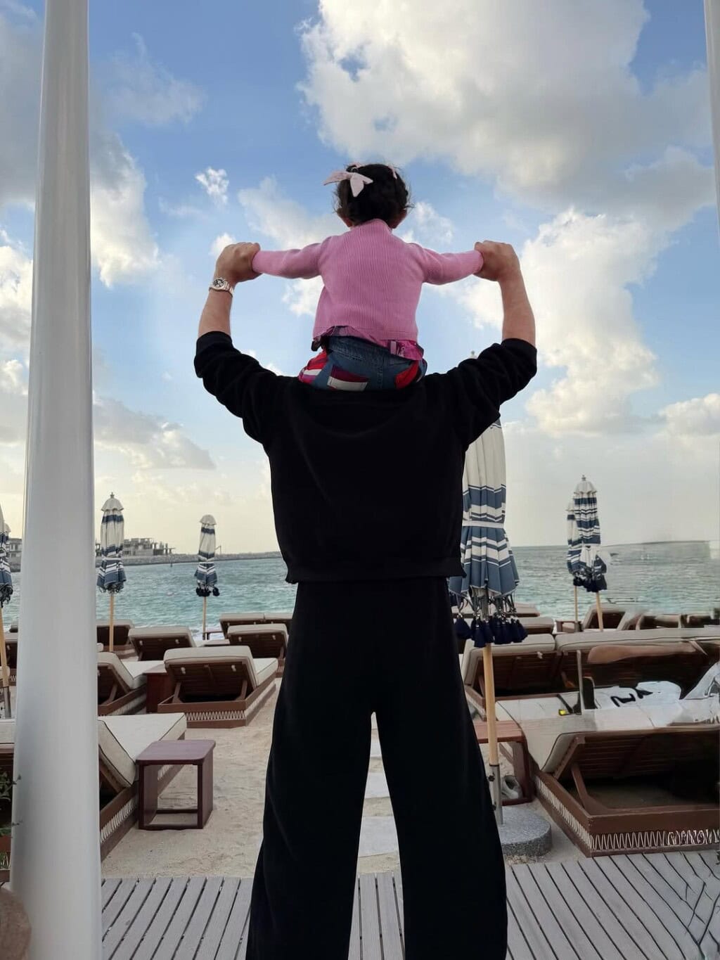 Atif Aslam Family Pictures from Dubai Vacation