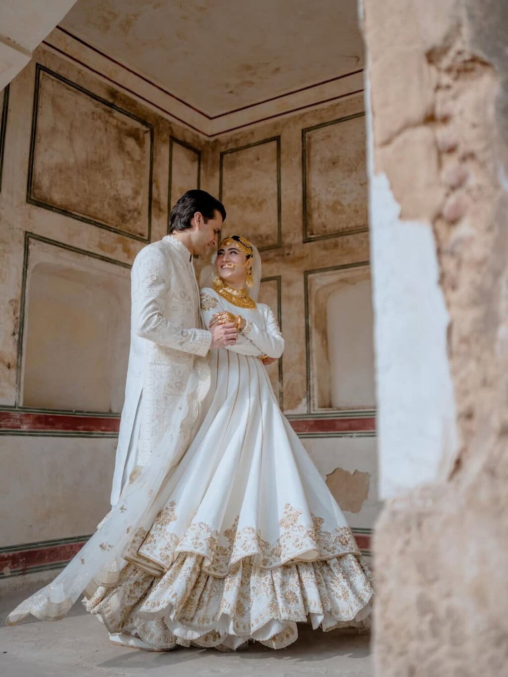 Hina Afridi & Taimoor Akbar Nikah Photoshoot