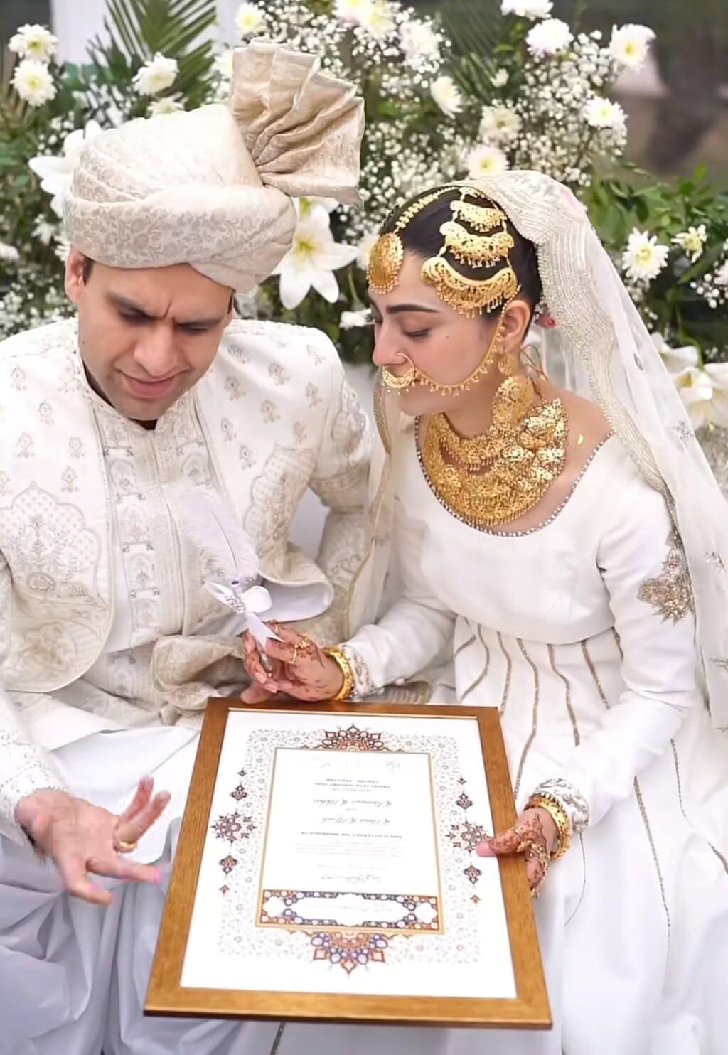 Hina Afridi Lays Down Conditions in Nikah Video