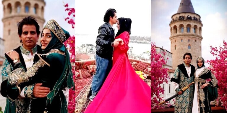 Irshad Bhatti’s Dreamy Photoshoot with Wife