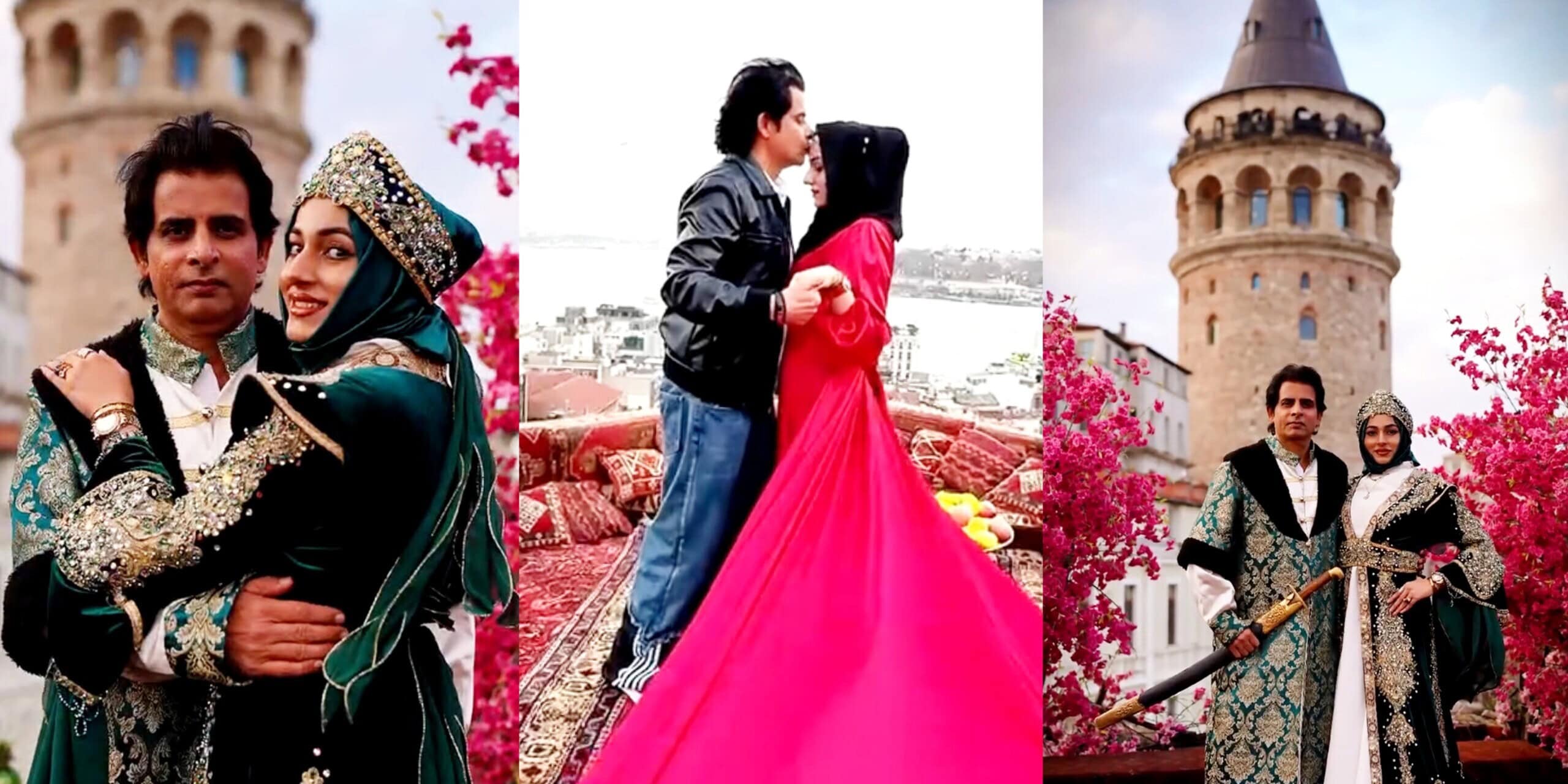 Irshad Bhatti’s Dreamy Photoshoot with Wife