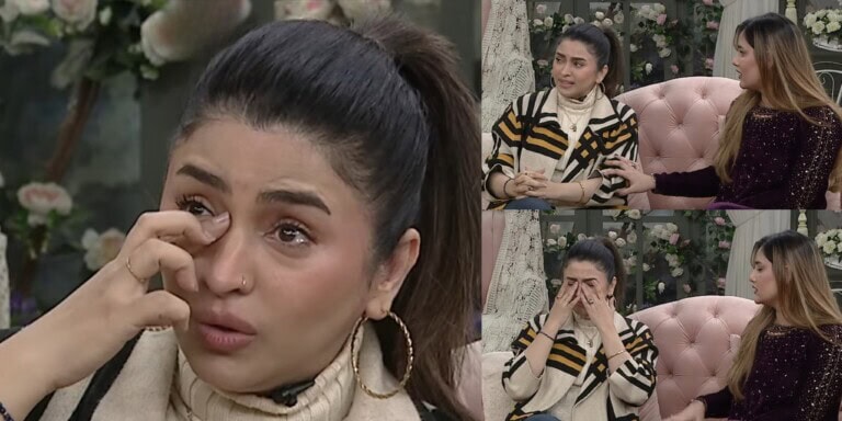 Maya Khan Cries During Live Show