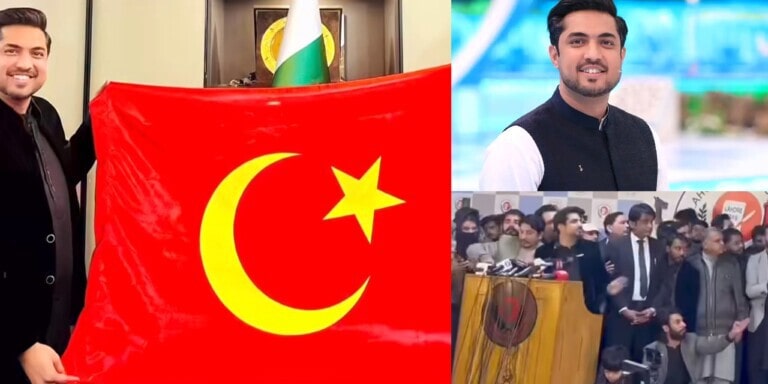 Iqrar Ul Hassan’s Party Launch & Flag Design Trolled