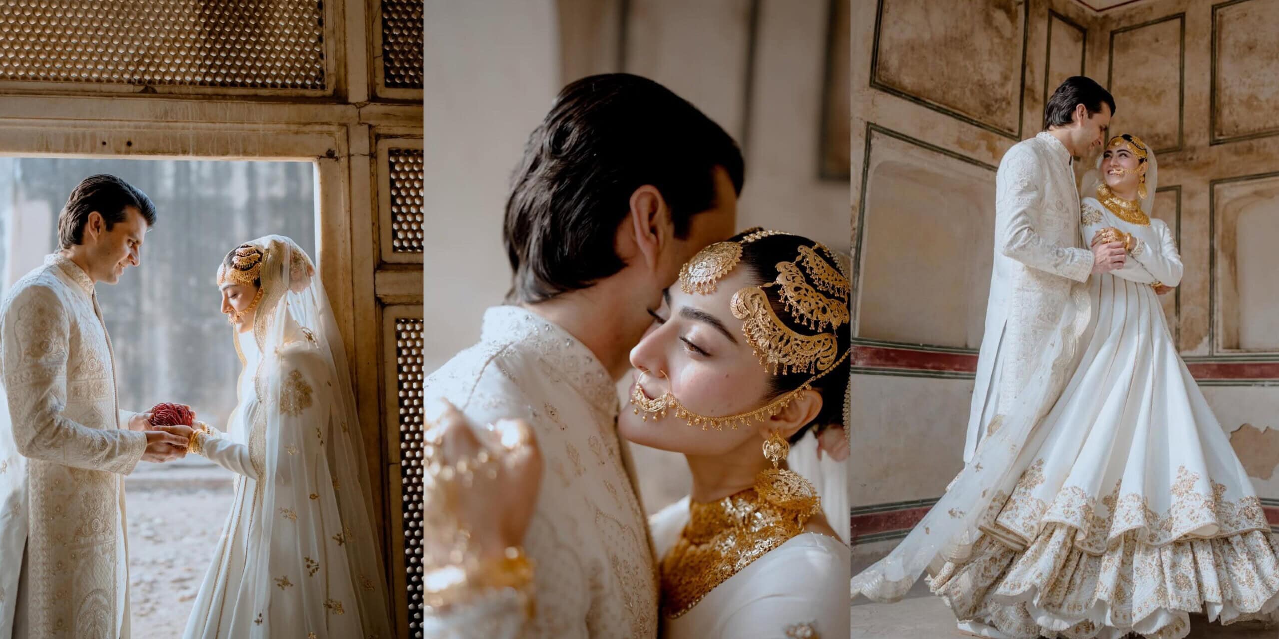 Hina Afridi & Taimoor Akbar Nikah Photoshoot