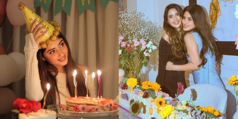 Sajal Aly Celebrates Birthday With Her Family