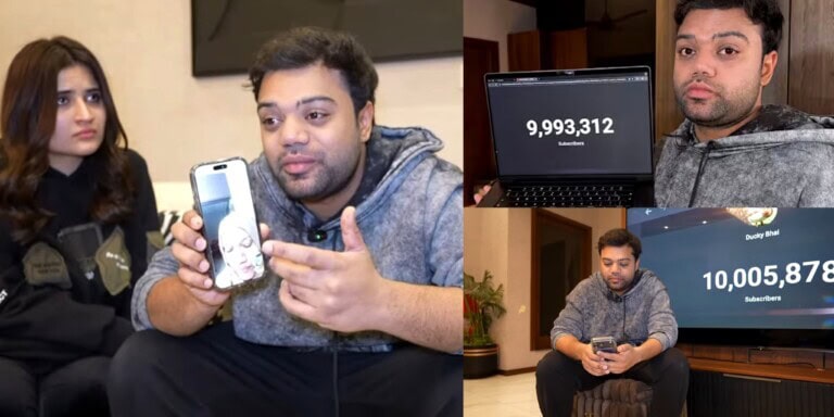 Ducky Bhai Hits 10 Million Subscribers