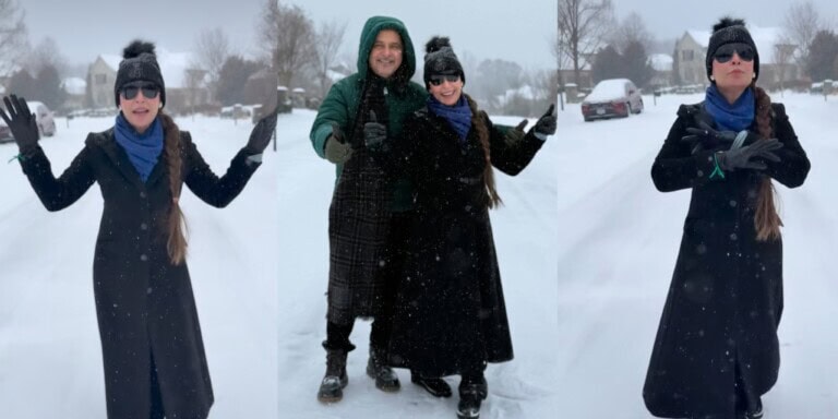 Reema Khan’s Video & Singing In Snow Trolled