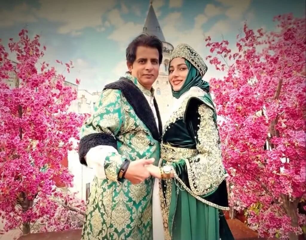 Irshad Bhatti’s Dreamy Photoshoot with Wife