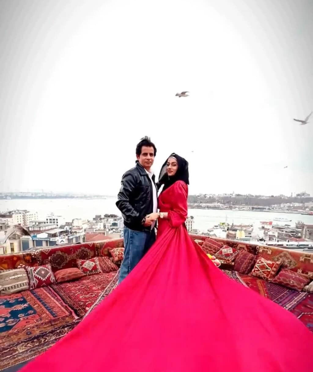 Irshad Bhatti’s Dreamy Photoshoot with Wife