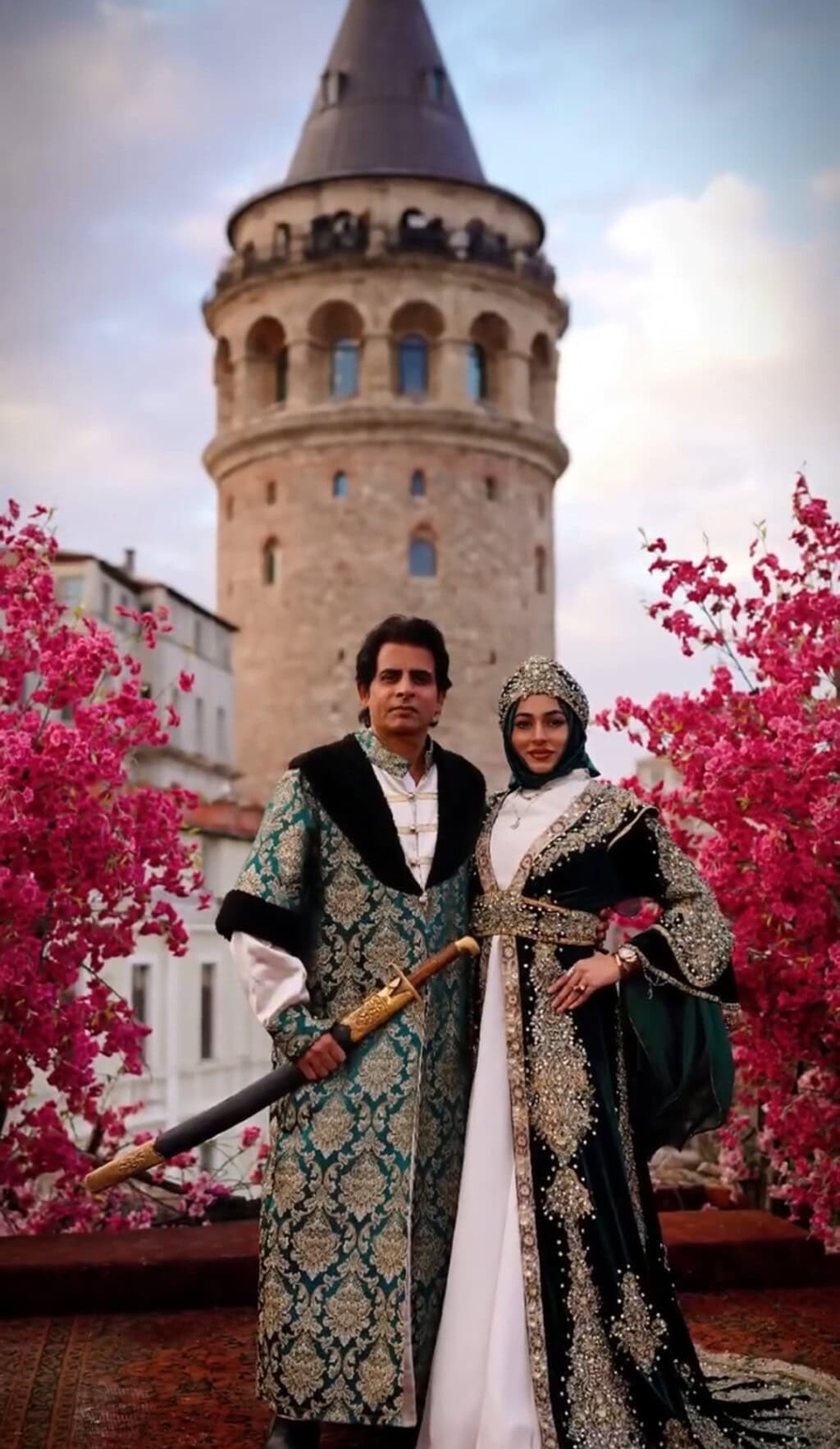 Irshad Bhatti’s Dreamy Photoshoot with Wife