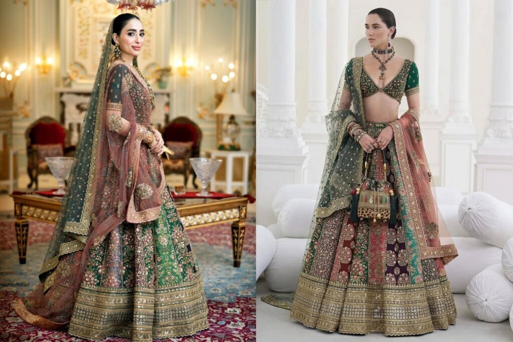 Junaid Safdar Wife Shanzay Ali Rohail Mehndi Outfit Details