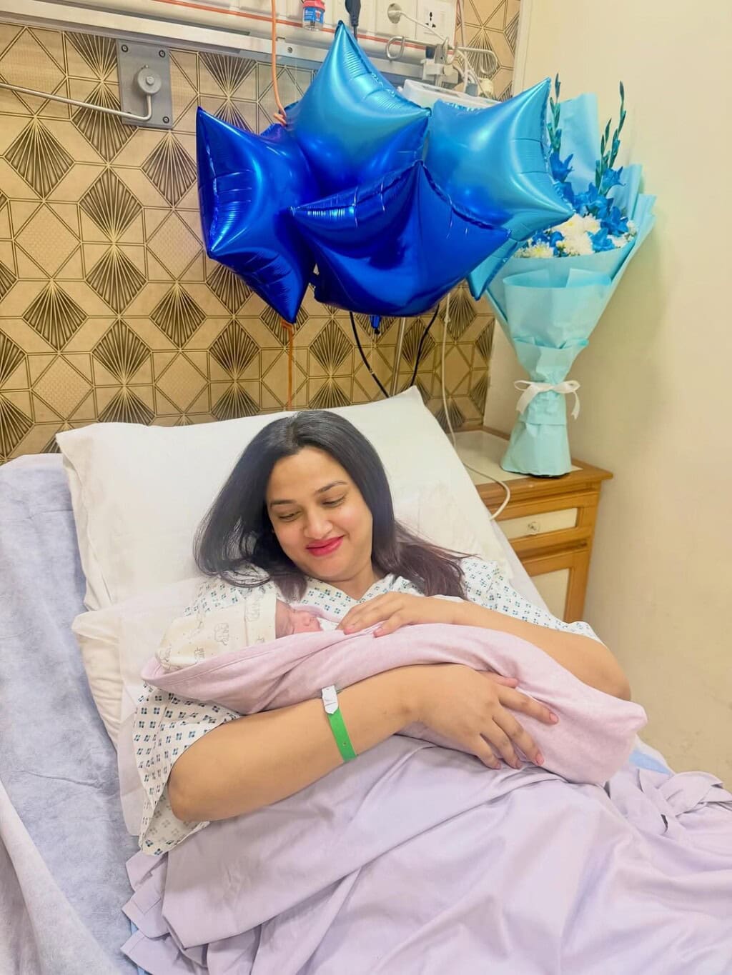 Kiran Tabeir Welcomes Her Newborn Baby
