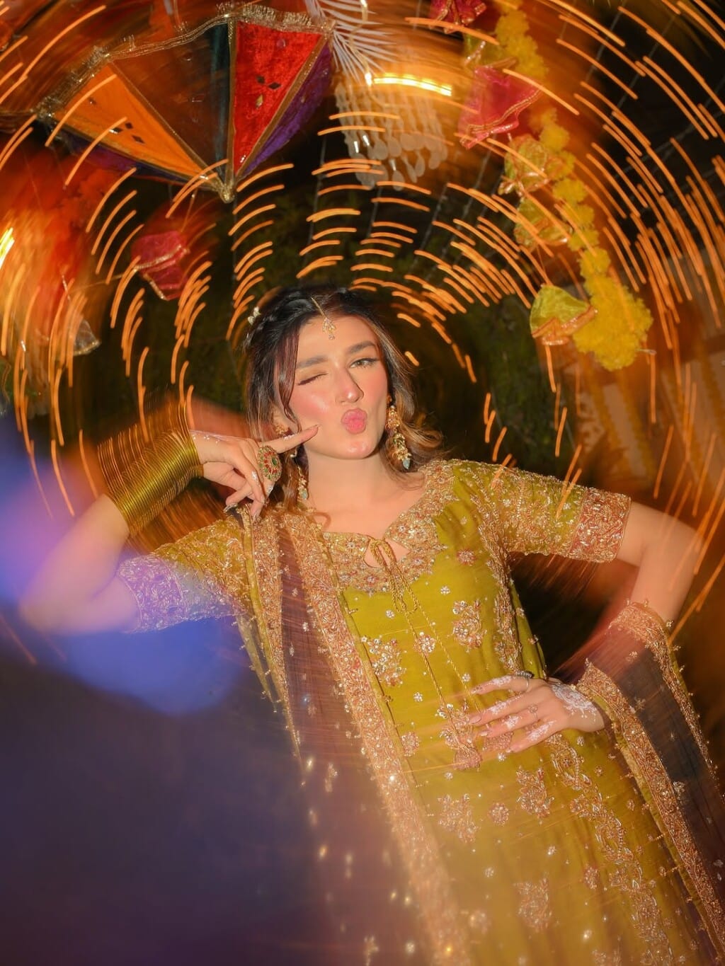 Rehma Zaman HD Haldi Event Pictures & Video