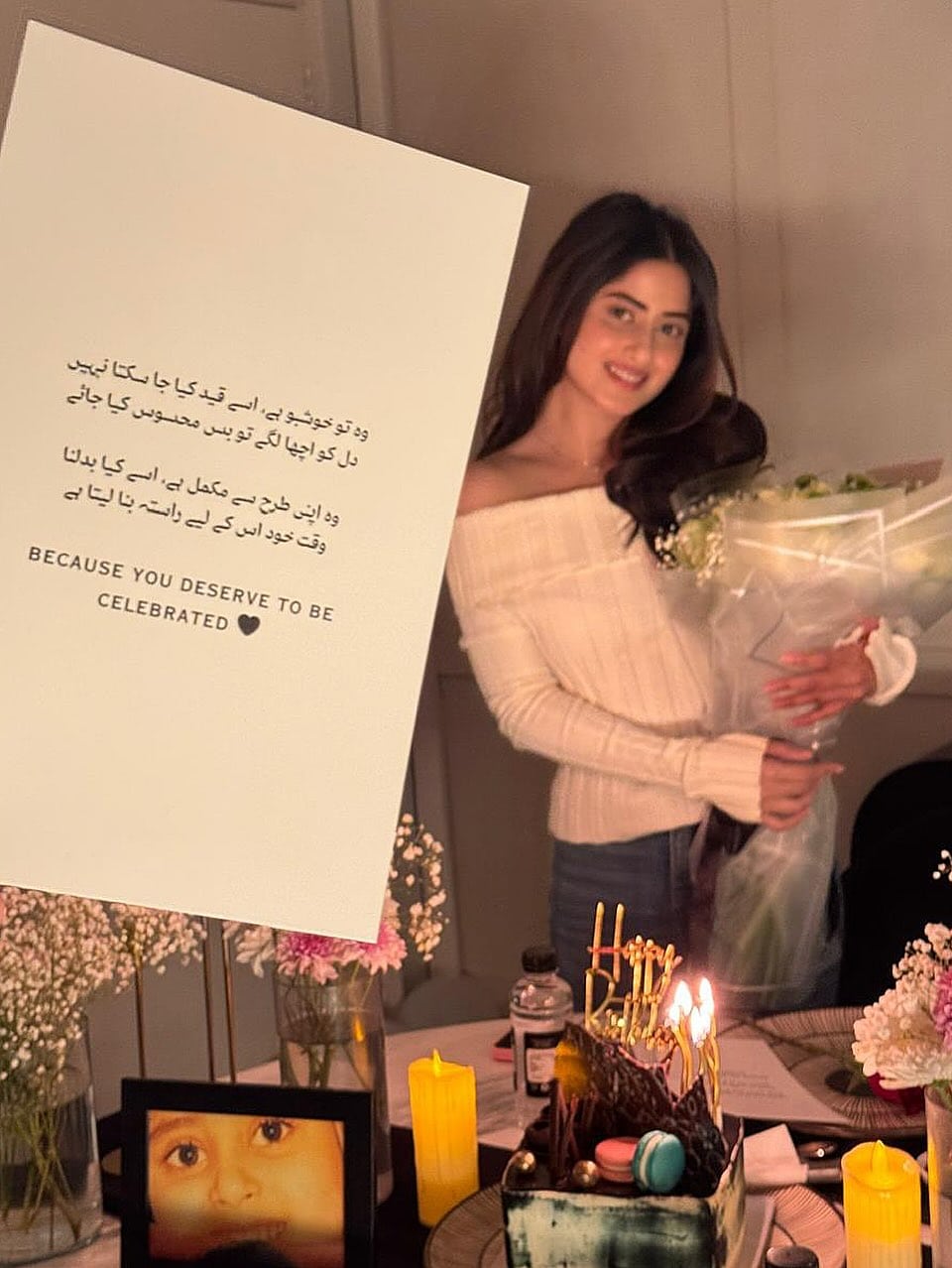 Sajal Aly Celebrates Birthday With Her Family