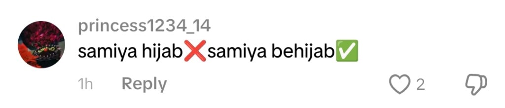 Samiya Hijab’s Vulgar Videos on New Year Get Backlash