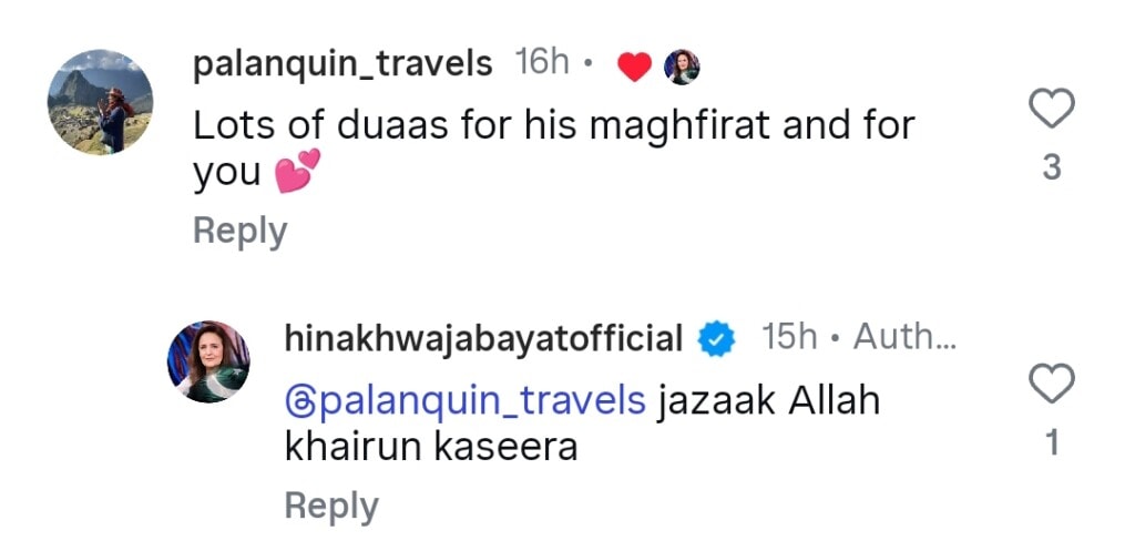 Hina Bayat Gets Emotional Sharing Her Husband’s Loss & His Last Words