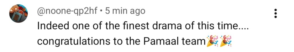 Pamaal Last Episode Public Reaction