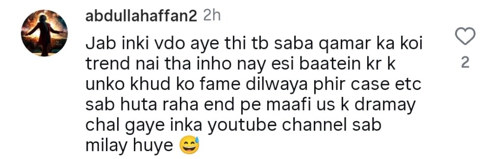 Naeem Hanif Issues Public Apology to Saba Qamar