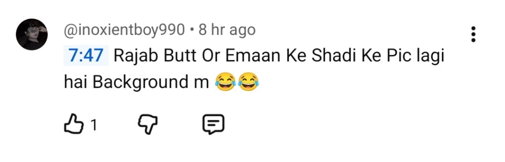 Rajab Butt & Emaan Rajab Surprise Appearance