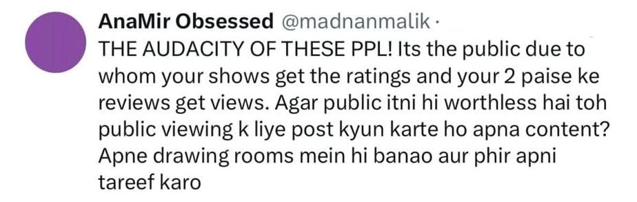 Nadia Khan & Musaddiq Malik Degrading Remarks Criticized
