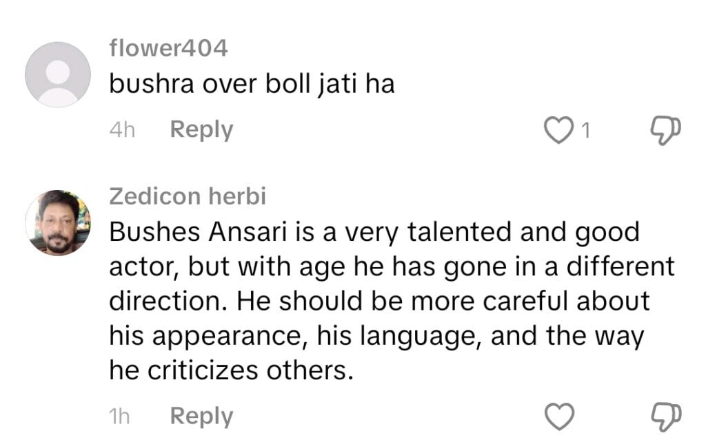 Javed Sheikh’s Angry Reply to Bushra Ansari’s Taunt