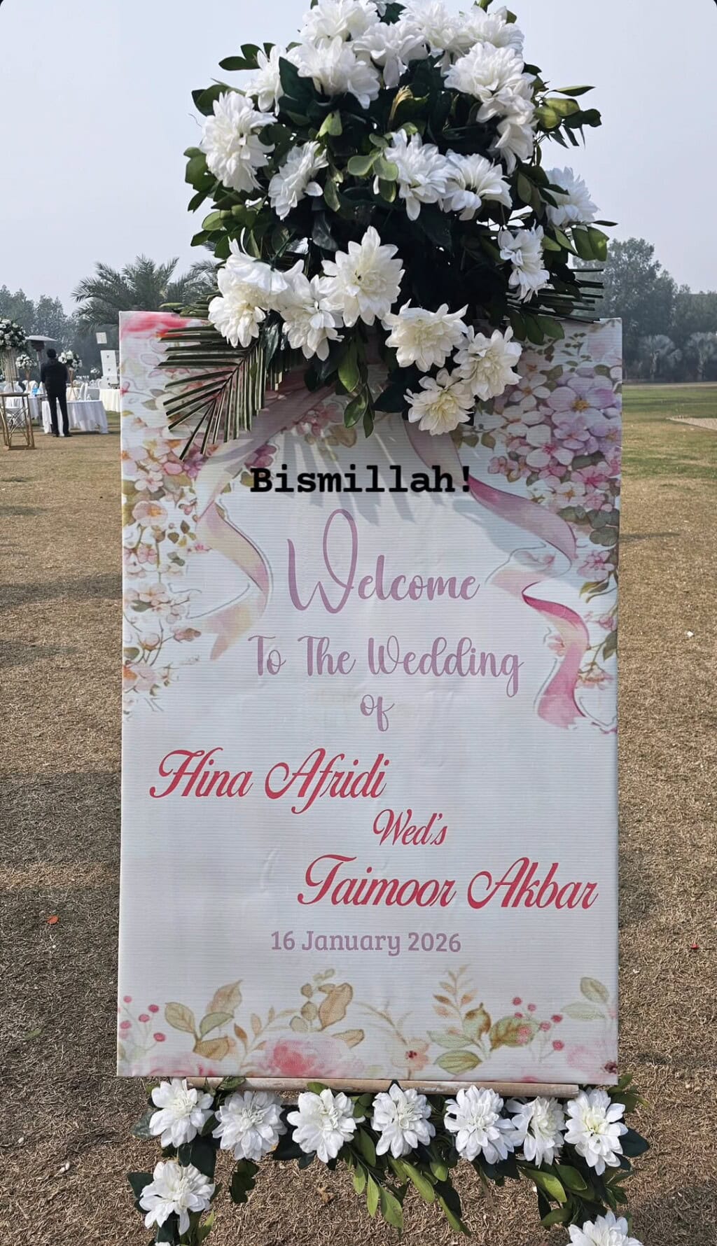 Hina Afridi & Taimoor Akbar Nikah Photoshoot