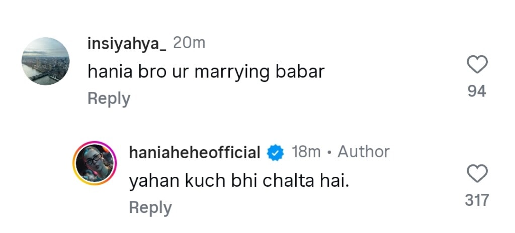 Hania Aamir’s Expectations from Her Marriage
