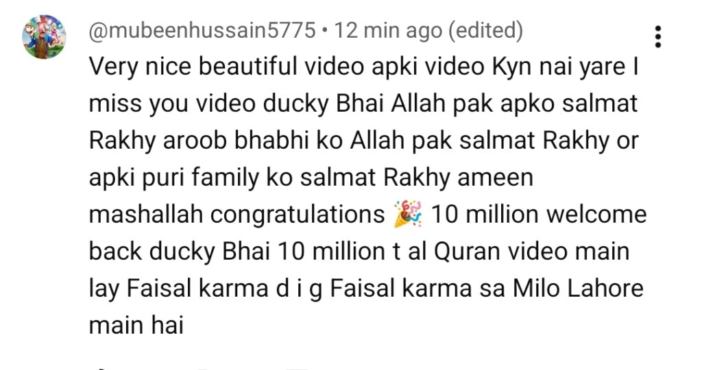Ducky Bhai Hits 10 Million Subscribers