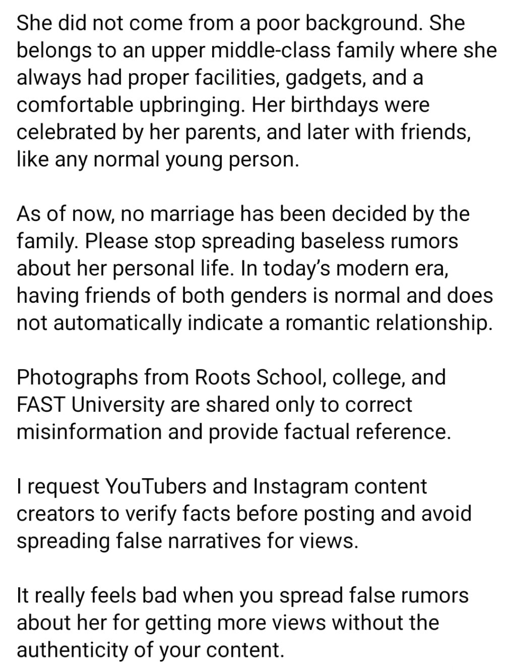 Hania Aamir’s Cousin Reveals Reality of Her Dimpleplasty