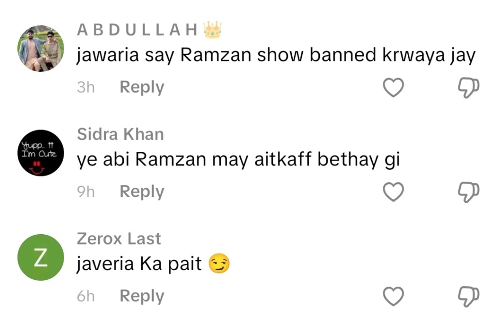 Javeria Saud’s Bold outfit at At PFW London Upsets Fans