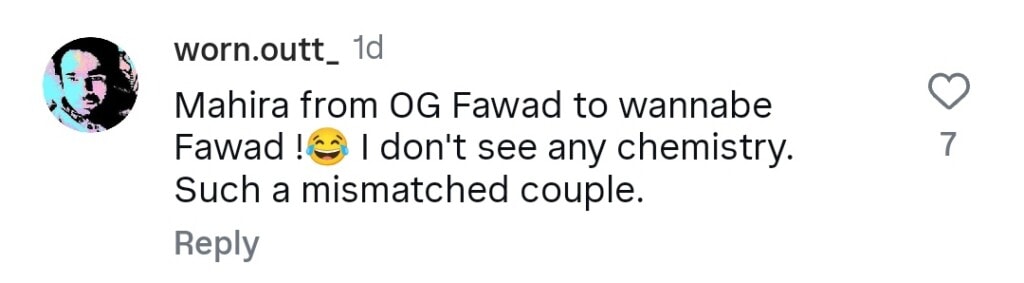 Wahaj Ali & Mahira Khan Pairing Frowned Upon by Fans