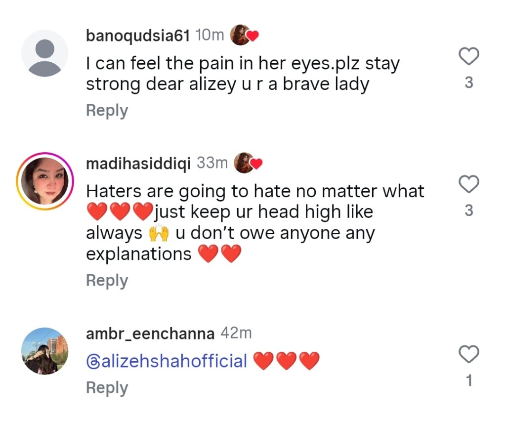 Alizeh Shah Reacts to Attention Seeking Behavior Criticism