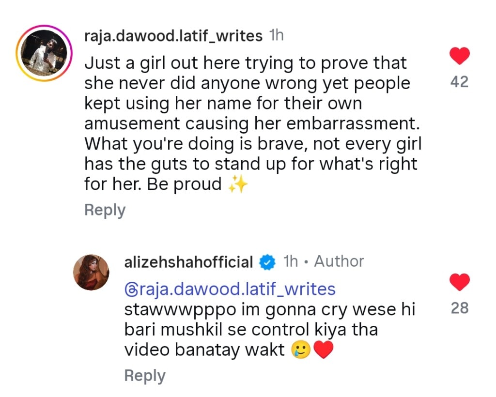 Alizeh Shah Reacts to Attention Seeking Behavior Criticism