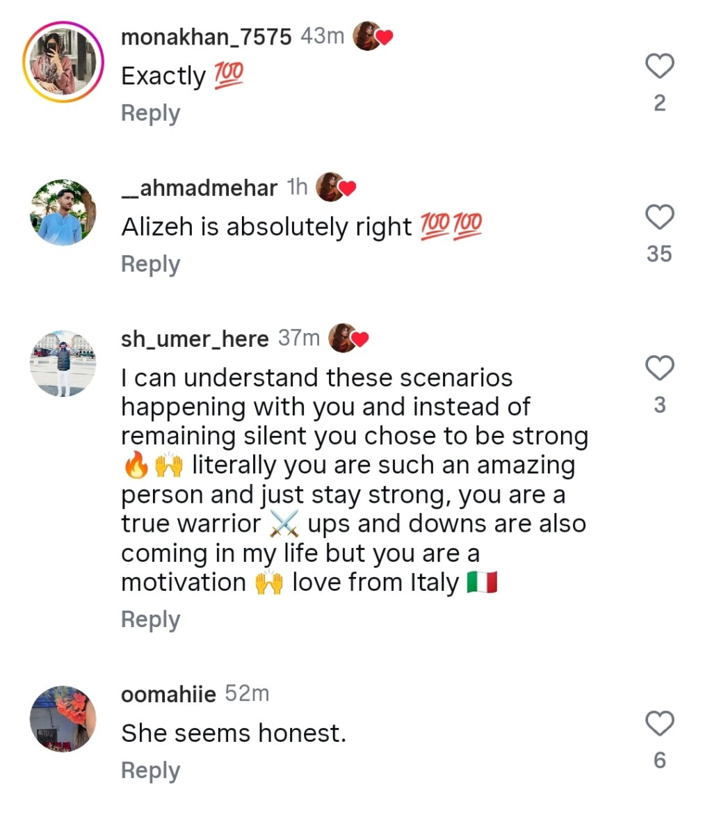 Alizeh Shah Reacts to Attention Seeking Behavior Criticism