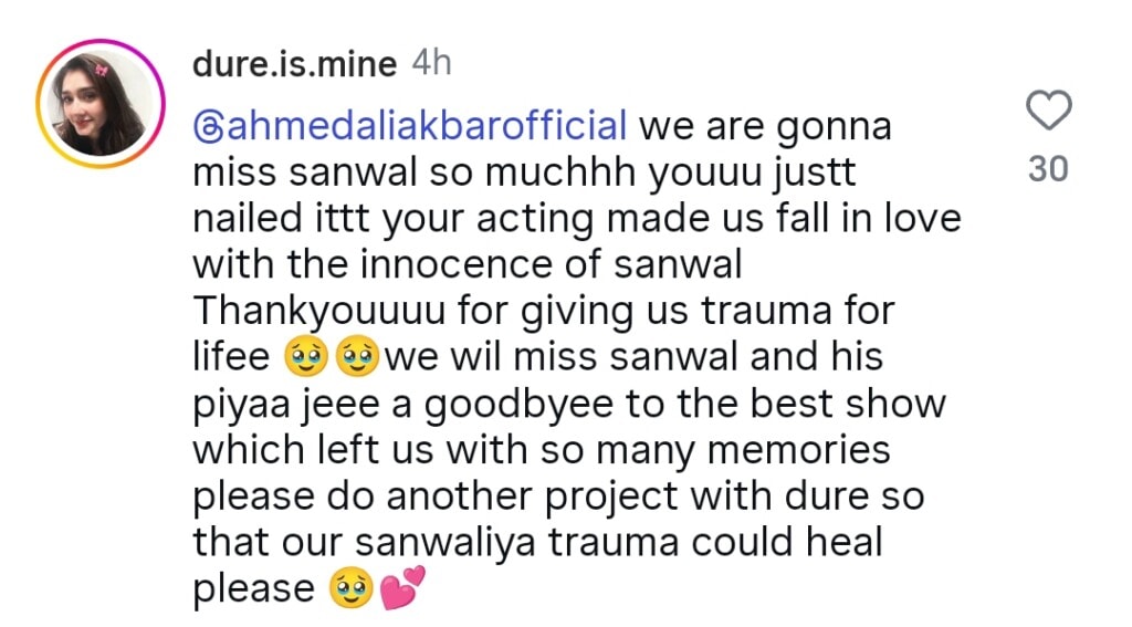 Ahmed Ali Akbar’s Hilarious Take on Sanwal Yaar Piya Ending