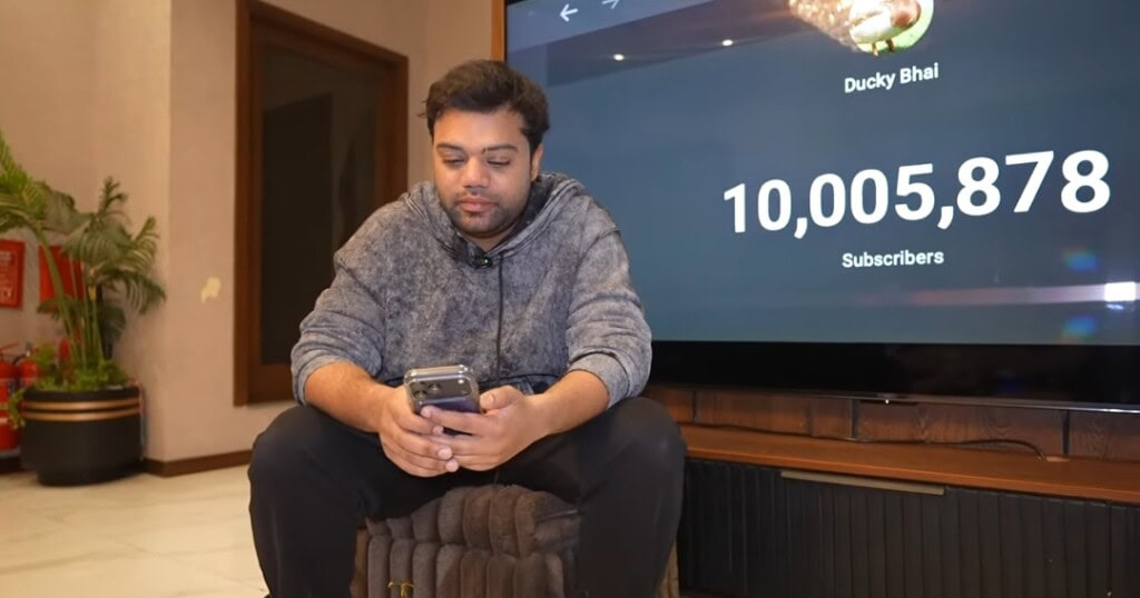 Ducky Bhai Hits 10 Million Subscribers
