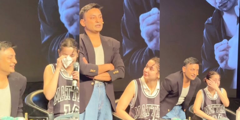 Hania Aamir Cries During A Show