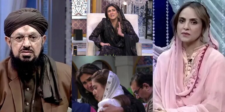 Nadia Khan & Team On Fiza Ali’s Drama in Ramzan Transmission