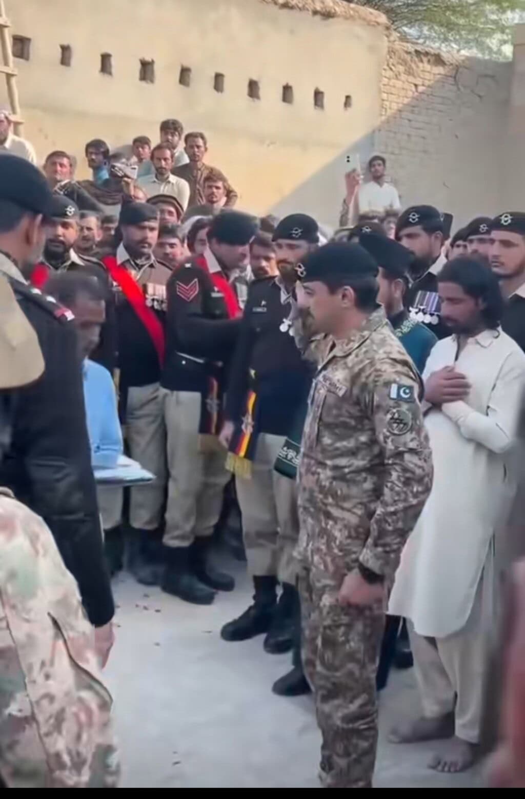 Heartbreaking Moment as Army Martyr’s Father Faints Receiving Son’s Belongings