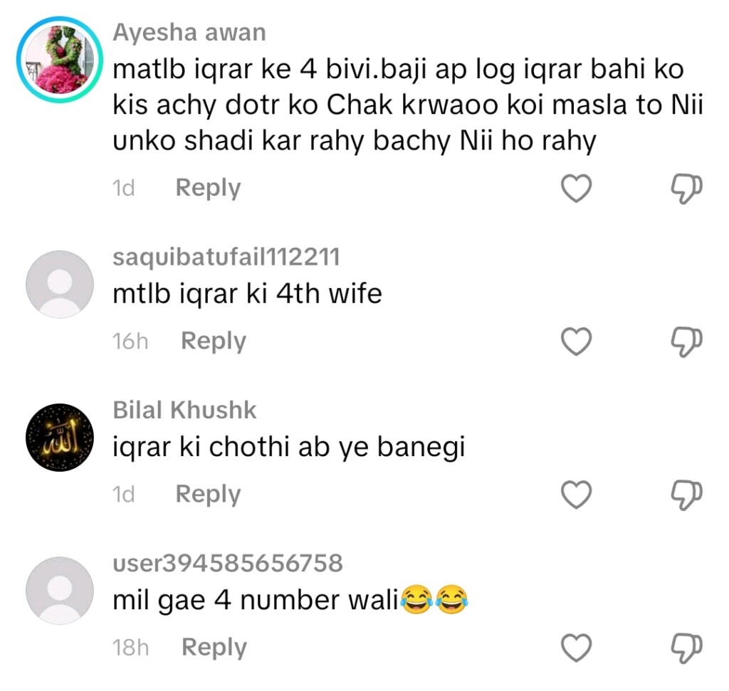 Fans Debate on Iqrar ul Hassan’s Alleged 4th Wife