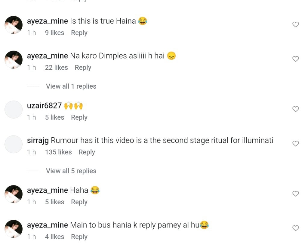 Hania Aamir Responds To Illuminati Allegations