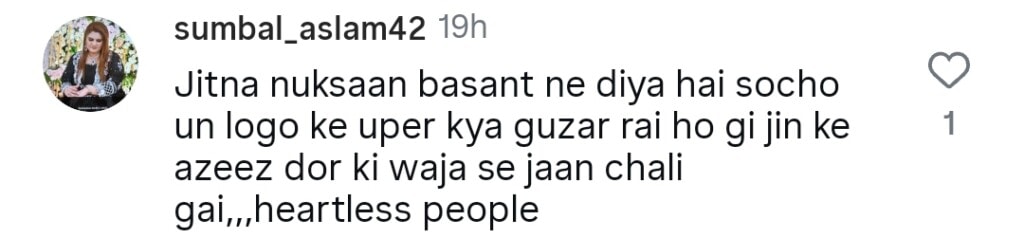 Pakistani Celebrities Heavily Criticized for Basant Celebrations