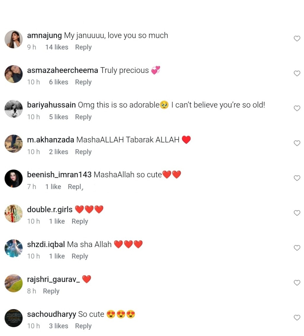 Sanam Jung’s Beautiful Video with Daughter Alaya