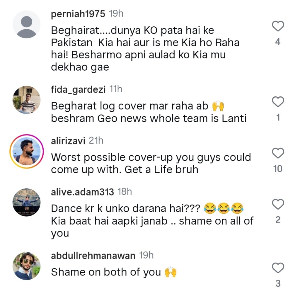 Geo Anchors Face Backlash Over Cover Up Amid Naeema Butt Issue