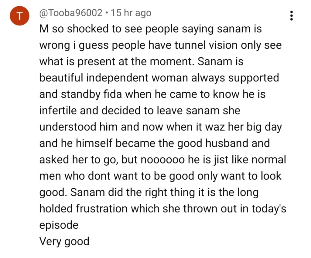 Sharpasand Episode 37 – Viewers React to Sanam Slapping Fida