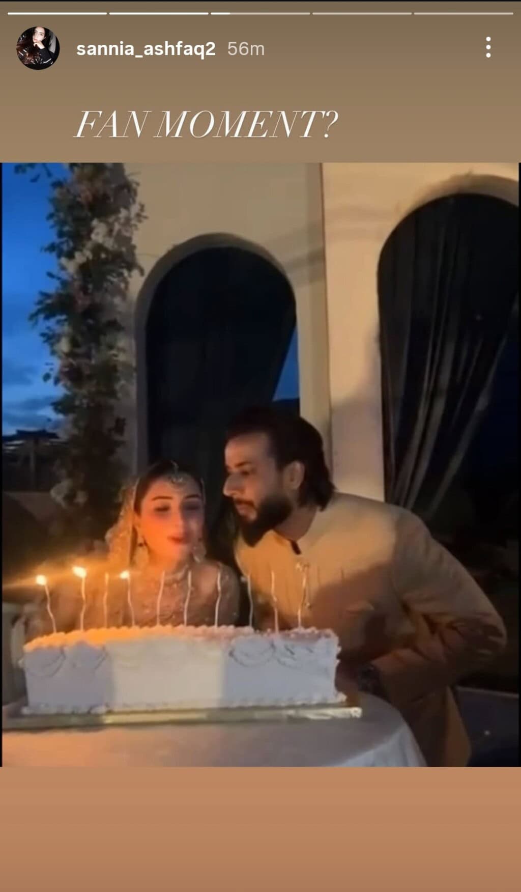 Sannia Asfaq Shares Imad Wasim’s Second Marriage Video