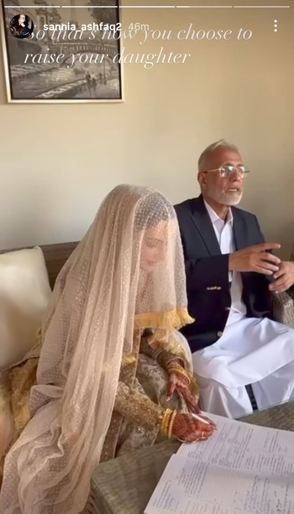 Sannia Asfaq Shares Imad Wasim’s Second Marriage Video