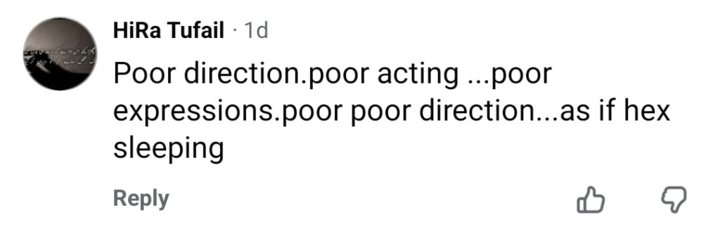 Sadia Imam on Kafeel’s Disastrous Camera Work