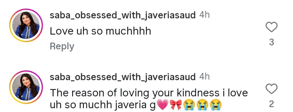 Javeria Saud’s Emotional Moment with Mother gets Mixed Reactions